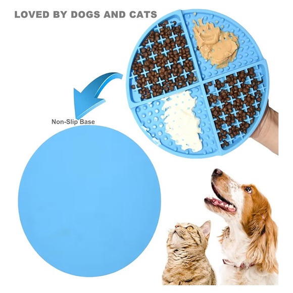 🌺 3/$25 🌺 Silicone Dog & Cat Lick Mat/ Slow Feeder | Heavy-Duty, Dishwasher Safe - Picture 7 of 7
